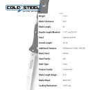 Cold Steel Counter Point XL Messer AUS 10A Stahl groß 10AA