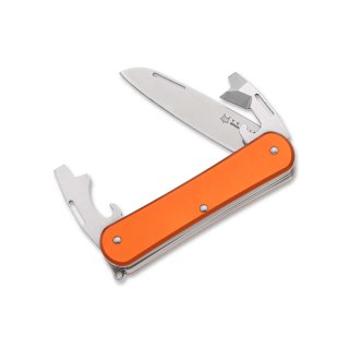 Fox Knives Vulpis 130-3 Aluminum Orange Taschenmesser