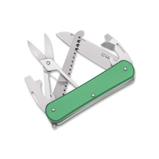 Fox Knives Vulpis 130-SF5 Aluminum OD Green Taschenmesser