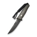CIVIVI Tamashii D2 Black Stonewashed Fixed Knife Micarta Dunkelgrün