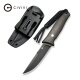 CIVIVI Tamashii D2 Black Stonewashed Fixed Knife Micarta Dunkelgrün
