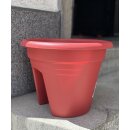 Ebertsankey Blumenkasten Geländertopf Mediterran Ø30cm rot/himbeer