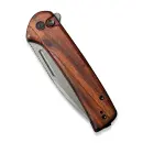 CIVIVI Conspirator Flipper & Button Lock Knife Wood Handle