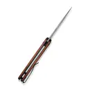 CIVIVI Conspirator Flipper & Button Lock Knife Wood Handle