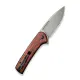 CIVIVI Conspirator Flipper & Button Lock Knife Wood Handle