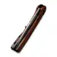 CIVIVI Conspirator Flipper & Button Lock Knife Wood Handle
