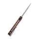 CIVIVI Conspirator Flipper & Button Lock Knife Wood Handle