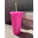 Starbucks Coldcup pink 24oz