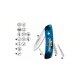 Swiza D01 Milano Italia Blau Taschenmesser
