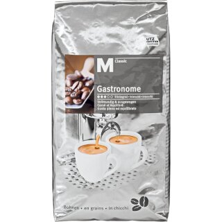 M-Classic Gastronome Ganze Bohnen 1kg, Stärkegrad 3/5