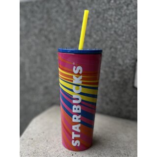 Starbucks Cold cup multi stripe 473ml