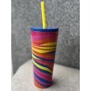 Starbucks Cold cup multi stripe 473ml