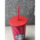 Starbucks Pink Swirl cold cup 16oz pink