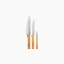 Opinel Trio Parallele Olive Küchenmesser-Set 3-tlg