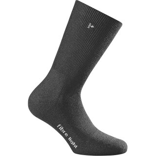 Rohner Socken Uni Trekking Fibre Light SupeR, schwarz, 42-44, 60_0391_schwarz