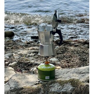 Gaskartuschen-Kaffee-Kocher Bundle Optimus Cruz Lite + Bialetti