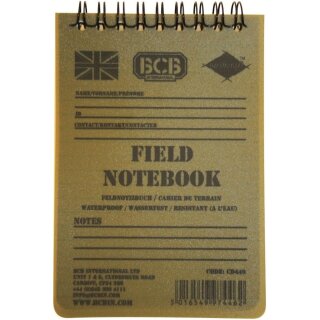 BCB Adventure Notebook Field