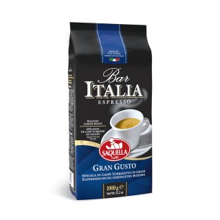 Saquella Cafe Bar Italia Espresso Gran Gusto 1 kg
