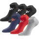 Puma Sneakersocken 18 Paar Pack Statement Edition - Damen und Herren - Black-Blue-Red-Grey - Gr. 43-46