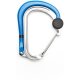 Qlipter Universal Karabiner mit Haken ocean blau für Kinderwagen