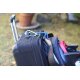Qlipter Universal Karabiner mit Haken ocean blau für Kinderwagen