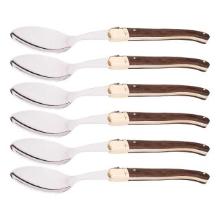 Laguiole Tradition Esslöffel-Set, 6 Stück, Palisander