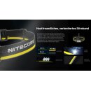 Nitecore Stirnlampe HC65 UHE grau - 2000 Lumen - 3 Lichtquellen