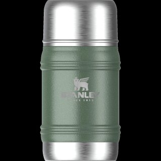 Stanley The Artisan Thermal Food Jar| 0.5L Hammertone Green Korkdeckel