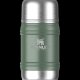 Stanley The Artisan Thermal Food Jar| 0.5L Hammertone Green Korkdeckel