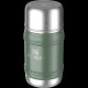 Stanley The Artisan Thermal Food Jar| 0.5L Hammertone Green Korkdeckel