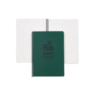 Modestone® A5 Side Spiral Notebook 148x210mm 50 Blatt - Grün 43MIL
