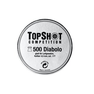 TopShot H&N Sport Diabolo Kaliber 4,50 mm Jagd Training glatt