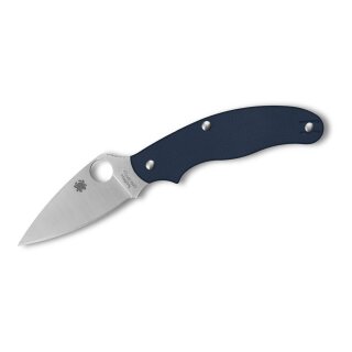 Spyderco UK Penknife Cobalt Blue G10 CPM-SPY27 PlainEdge C94GPCBL USA