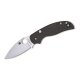Spyderco Sage 6 CPM-S90V CF Button Compress Lock PlainEdge Sprint Run