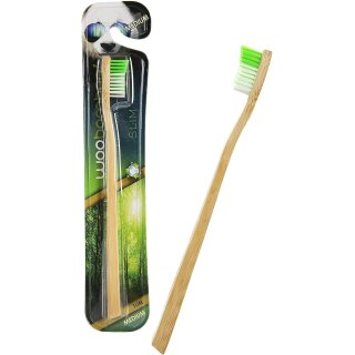 woobamboo! Bambus Zahnbürste - schmaler Handgriff mittelharte Borsten/standard bristle