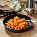 Trekn Eat Gemüsebällchen mit Nudeln - Ready to Eat - Sofort verzehrfertig ohne Kochen - Outdoor Mahlzeit mit natürlichen Zutaten - Lang haltbar & ideal für Camping, Trekking & Notvorrat