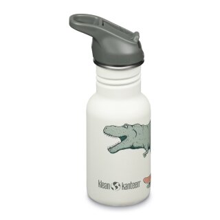 Klean Kanteen Trinkflasche Kid Classic 355ml Flip Sport Cap Dino Skate