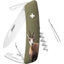 SWIZA Schweizer Messer 12 Funktionen Gamsmotiv