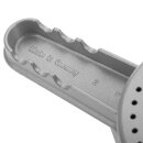 Spätzle-/Kartoffelpresse »Spätzlepress«, Rundloch, silber Retro