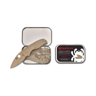 SPYDERCO WOODEN KIT C230 LIL NATIVE Bausatz Holz USA Made