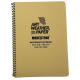 Modestone® A4 Side Spiral Notebook 210x297mm 50 Blatt -Tan