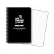 Modestone® A4 Side Spiral Notebook 210x297mm 50 Blatt -Blau C40
