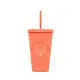Starbucks Cold Cup Bling Peach Shellshine 16 oz