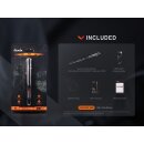 FENIX T6 v2.0 Blau, Multifunktionsstift mit wiederaufladbarer 80 Lumen EDC Flutlicht-Taschenlampe | Twist Action | USB-C-Ladeanschluss | Schmidt 6,8 cm Nachfüllung | IP66