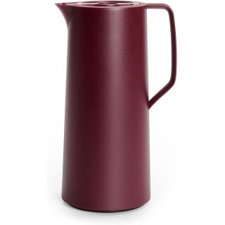 MOTIVA Isolierkanne 1L quick press Verschluss weinrot