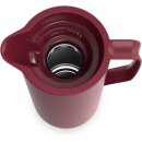 MOTIVA Isolierkanne 1L quick press Verschluss weinrot
