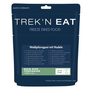 TREKN EAT Waldpilzragout mit Nudeln Pouch Beutel Wandernahrung