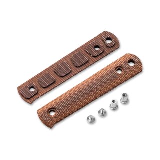 Böker BFF Packlite Griffschalen Canvas Micarta Natural Smooth