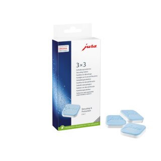 Jura 61848, 3x3, 2 in 1, Entkalker, Entkalkungstabletten, 9 Tabletten