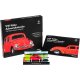 FRANZIS 55255 - VW Käfer Adventskalender rot, Metall Modellbausatz im Maßstab 1:43, inkl. Soundmodul und 52-seitigem Begleitbuch